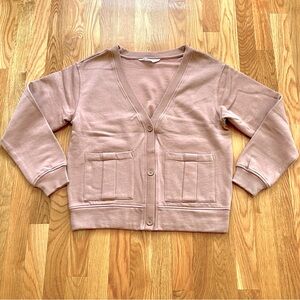 NOWT Primark V-Neck Hazel Boyfriend Sweatshirt Cardigan